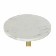 Side table DKD Home Decor Golden Metal Marble 27 x 27 x 62 cm For Discount