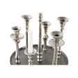 Candle Holder DKD Home Decor 29 x 29 x 30 cm Aluminium Modern (2 Units) on Sale