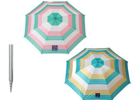 Beach parasol Ø 220 cm Striped Sale