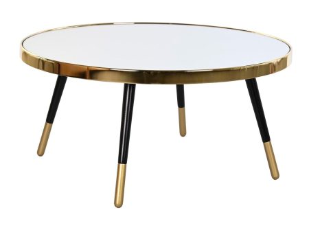 Centre Table DKD Home Decor Glamour Golden Silver Steel Mirror 82,5 x 82,5 x 40 cm Cheap