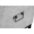 Chest DKD Home Decor Ceramic Grey White Mango wood (116 x 40 x 50 cm) Online Sale