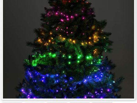 Wreath of LED Lights Lifetime 8 m Multicolour Sale