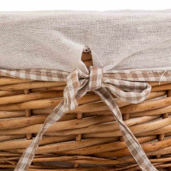 Set of Baskets Alexandra House Living Natural wicker Willow wood 3 Pieces Sale