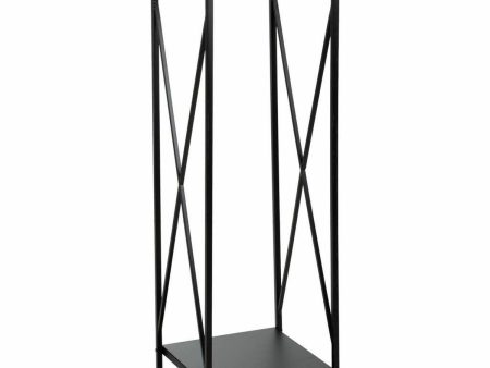 Log Stand Alexandra House Living Black Iron 34 x 111 x 34 cm For Cheap