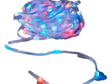 Wreath of LED Lights Multicolour (10 m) Online now