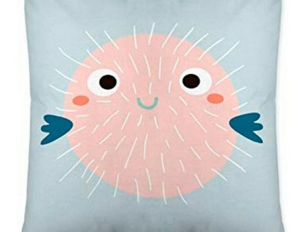 Cushion cover Costura Ballon Fish (50 x 50 cm) on Sale