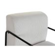 Armchair DKD Home Decor Black Polyester White Iron (64 x 74 x 79 cm) For Cheap