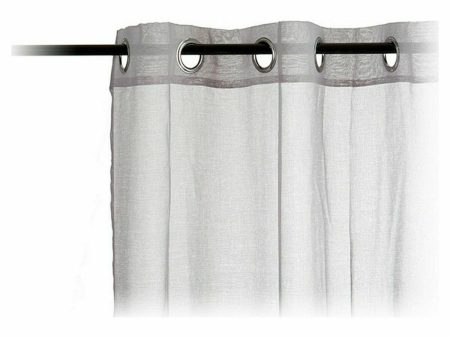 Curtains 140 x 260 cm Light grey (6 Units) on Sale