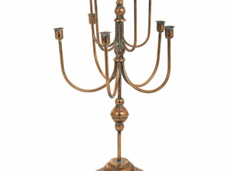 Candle Holder Alexandra House Living Gold Iron 35 x 60 x 36 cm Online Sale