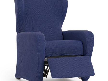 Slipcover for armchair with separate legs Eysa ULISES Blue 90 x 100 x 75 cm Hot on Sale