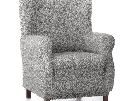 Wingback chair cover Eysa ROC Light grey 80 x 120 x 100 cm Online now