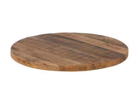 Tabletop Beige 60 x 60 x 3 cm Circular Cheap