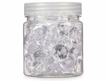 Decorative Stones Diamond 150 g Transparent (16 Units) Sale