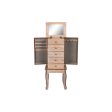 Jewellery Stand Home ESPRIT Natural Mirror MDF Wood 37 x 28 x 91,5 cm Online