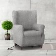 Wingback chair cover Eysa ROC Light grey 80 x 120 x 100 cm Online now