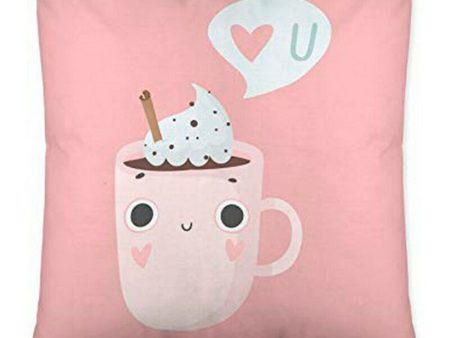 Cushion cover Costura Funny Cups (50 x 50 cm) Hot on Sale