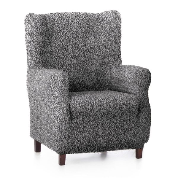 Wingback chair cover Eysa ROC Dark grey 80 x 120 x 100 cm Sale