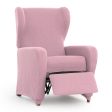 Slipcover for armchair with separate legs Eysa ULISES Pink 90 x 100 x 75 cm For Cheap