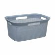 Laundry basket 5five Simply Smart Grey polypropylene 59 x 41 x 27,5 cm 45 L For Discount