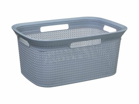 Laundry basket 5five Simply Smart Grey polypropylene 59 x 41 x 27,5 cm 45 L For Discount