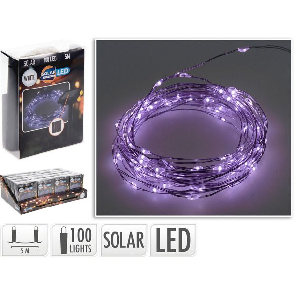 Wreath of LED Lights Lifetime Violet 7 m 2 m Solar For Sale