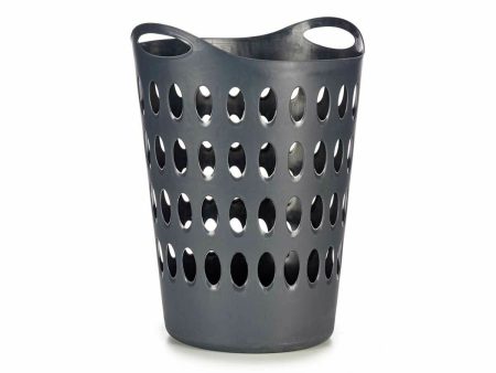 Laundry Basket Anthracite Plastic 50 L 44 x 56 x 41 cm (12 Units) Online