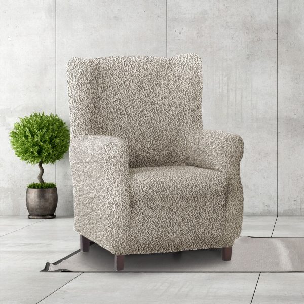 Wingback chair cover Eysa ROC Light brown 80 x 120 x 100 cm Supply