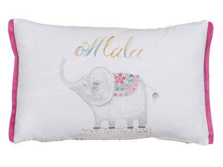 Cushion Children s Elephant 100% cotton 45 x 30 cm on Sale