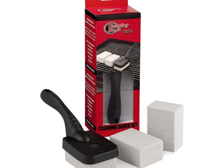 Barbecue Cleaning Brush Cleaning Block Grey 27 cm For Cheap