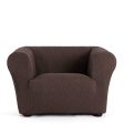 Armchair slipcovers Eysa ROC Brown 110 x 100 x 130 cm Sale