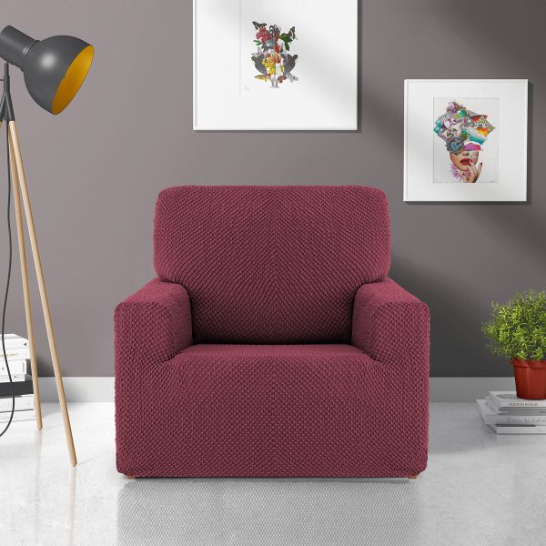 Armchair slipcovers Eysa THOR Burgundy 70 x 110 x 110 cm For Discount