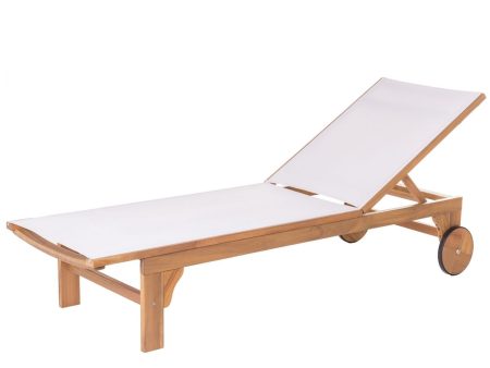 Sun-lounger Nina White 200 x 65 x 36 cm Online Sale