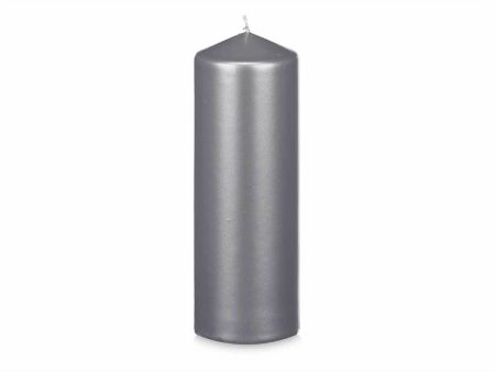 Candle Acorde 92541 Silver 7 x 20 x 7 cm (12 Units) Cheap