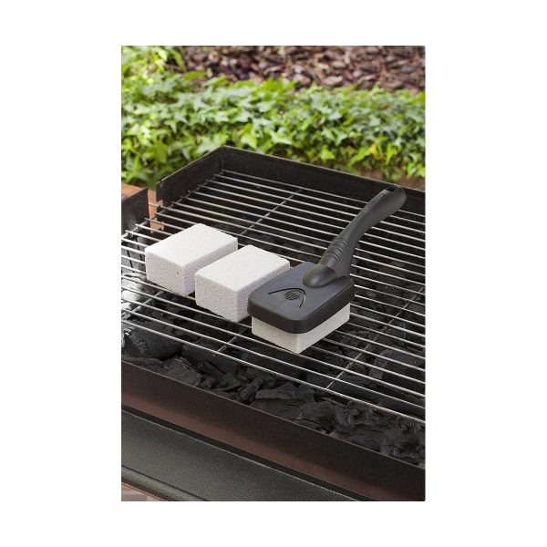 Barbecue Cleaning Brush Cleaning Block Grey 27 cm For Cheap