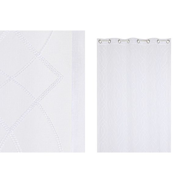 Curtains Home ESPRIT White 140 x 260 x 260 cm Cheap