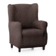 Wingback chair cover Eysa ROC Brown 80 x 120 x 100 cm Online