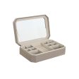 Jewelry box Home ESPRIT Beige Crystal 30 x 21 x 6 cm Hot on Sale