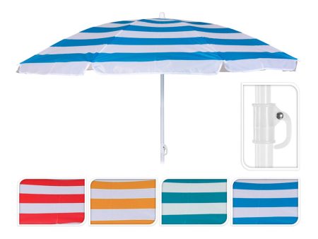 Sunshade Beach Ø 145 cm 180 cm Mediterranean Supply