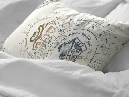 Pillowcase Harry Potter Beige Multicolour 175 Threads 45 x 110 cm Hot on Sale