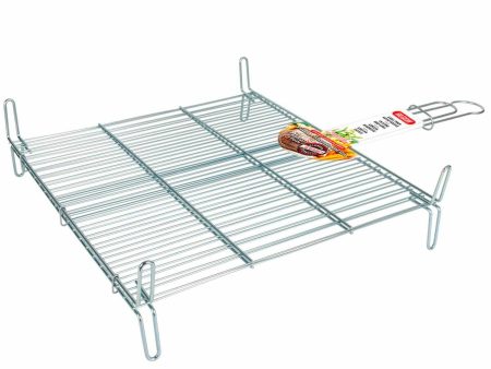 Grill Algon   Double Galvanised 45 x 50 cm (5 Units) For Discount