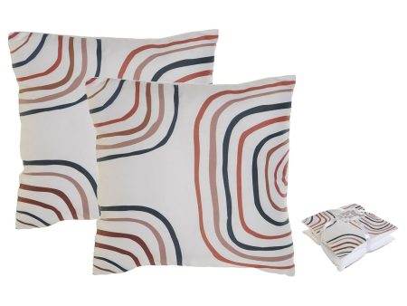 Set of cushions Home ESPRIT Rainbow 45 x 5 x 45 cm (2 Units) Online Hot Sale