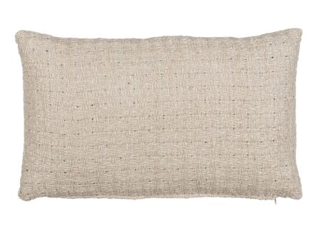 Cushion Cotton Linen Grey 50 x 30 cm For Discount