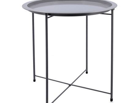 Side table Vinthera Moa Steel 47 x 50 cm Grey Metal Sale