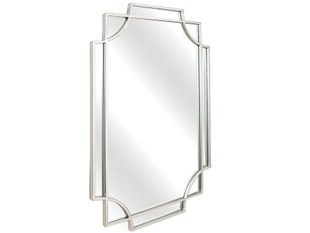 Wall mirror Romimex Silver Metal 61 x 92 x 2 cm Online now