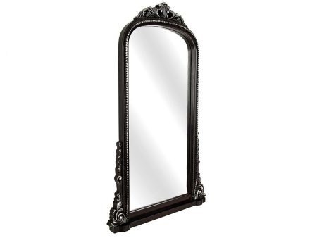 Wall mirror Romimex Black MDF Wood 61 x 100 x 6 cm Online now