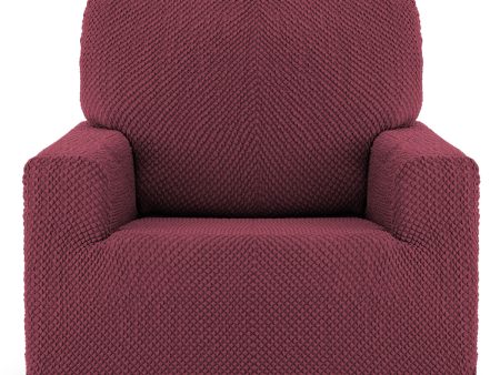 Armchair slipcovers Eysa THOR Burgundy 70 x 110 x 110 cm For Discount