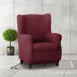 Wingback chair cover Eysa ROC Tile 80 x 120 x 100 cm Fashion