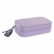 Jewelry box DKD Home Decor 8424001859924 Mirror Lilac Polyurethane 18 x 10 x 5 cm For Sale