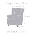 Wingback chair cover Eysa ROC Tile 80 x 120 x 100 cm Fashion