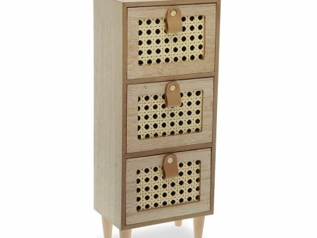 Jewelry box Versa Brown (10 x 34 x 14 cm) Cheap